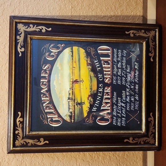 VINTAGE GOLF ART - Picture 2 of 4